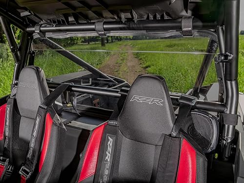 Miniatura 7 de SuperATV Parabrisas trasero teñido claro para Polaris RZR XP 1000  XP 4 1000 2024+  Policarbonato estándar  Fabricado en Estados Unidos  Protege
