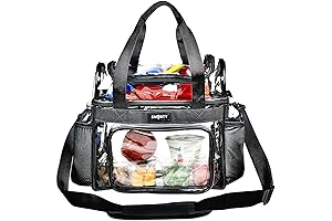 Large Clear Heavy Duty Stadium Approved Crossbody Waterproof Tote Bag