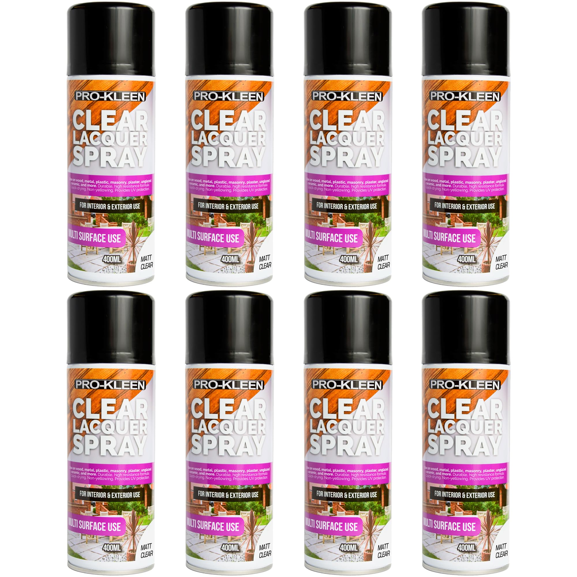 Pro-Kleen (Matt, 8) Multi-Surface Clear Lacquer Spray