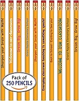 Vista 9 de Paquete de 144 bolígrafos 911, lápices personalizados, lápiz redondo de madera #2 con plomo HB2, impreso con tu logotipo y texto, el mejor incentivo