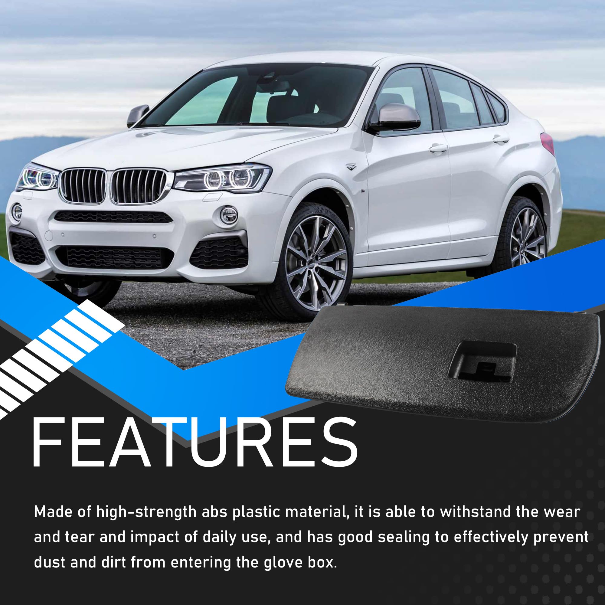 COOL STAR 51166839001 Beige Dash Glove Box Door Cover Lid Compatible With BMW X3 X4