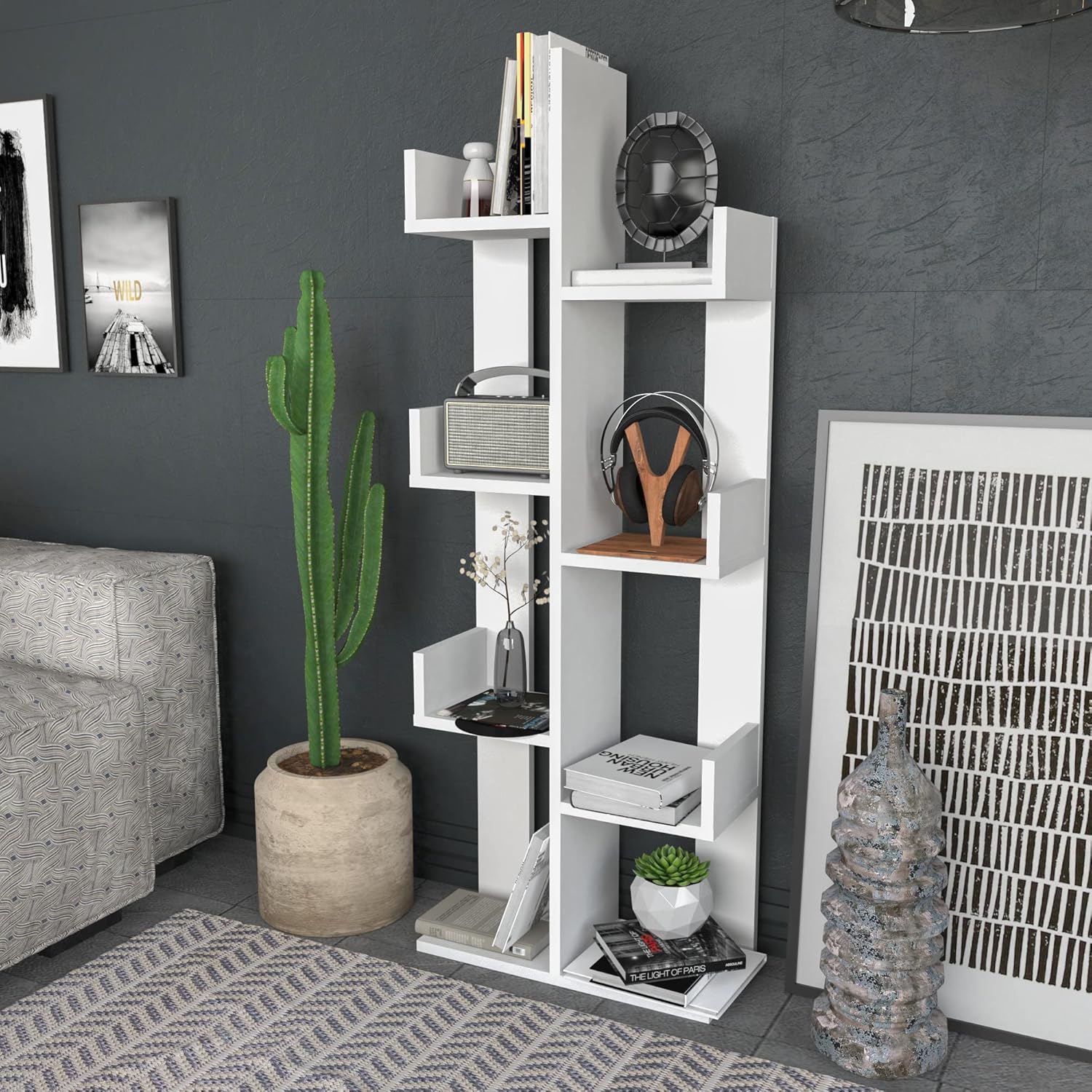 Decorotika Luisa Bookshelf (White)