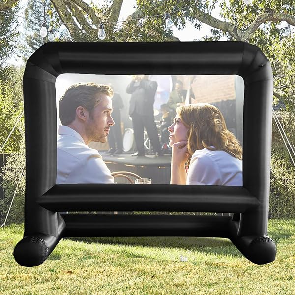 HuaKastro 14 FT Inflatable Projector Screen for Outdoor Events