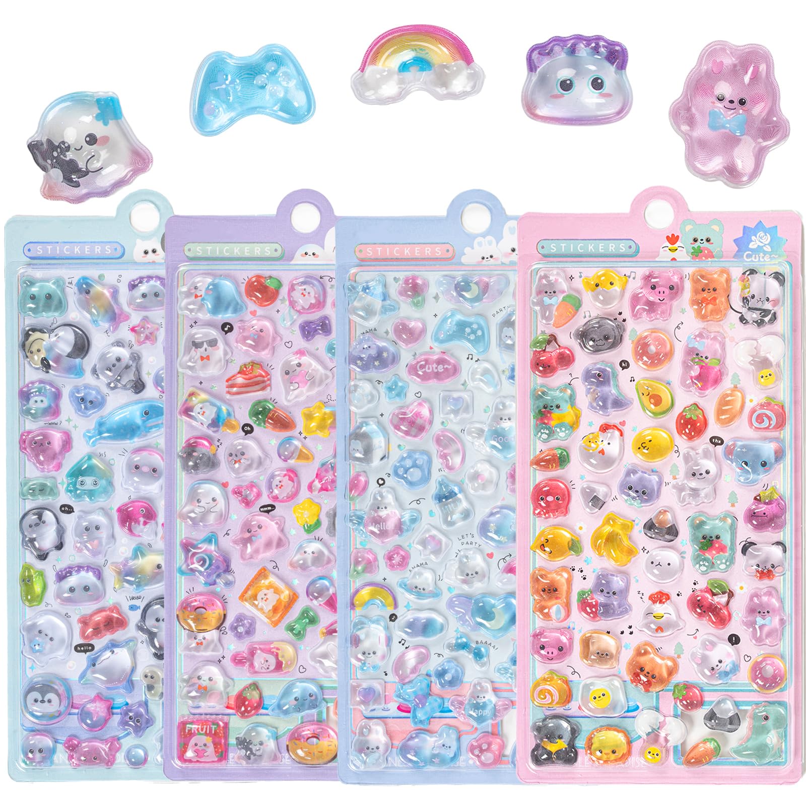 Amazon | 【4袋セット】固体樹脂ボンボン 3Dシール ドロップ充填水滴