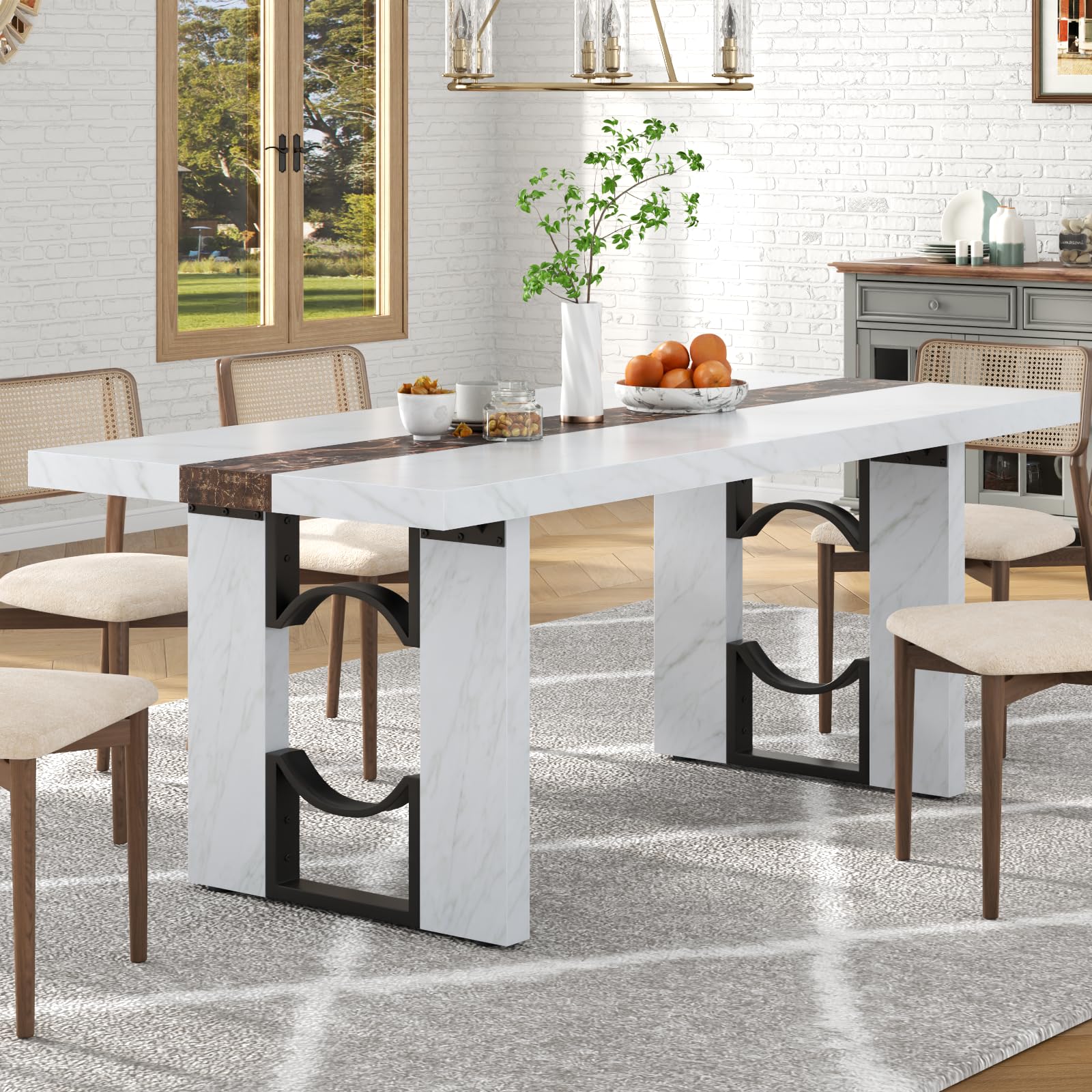 Loomie 71" Budget Marble Table