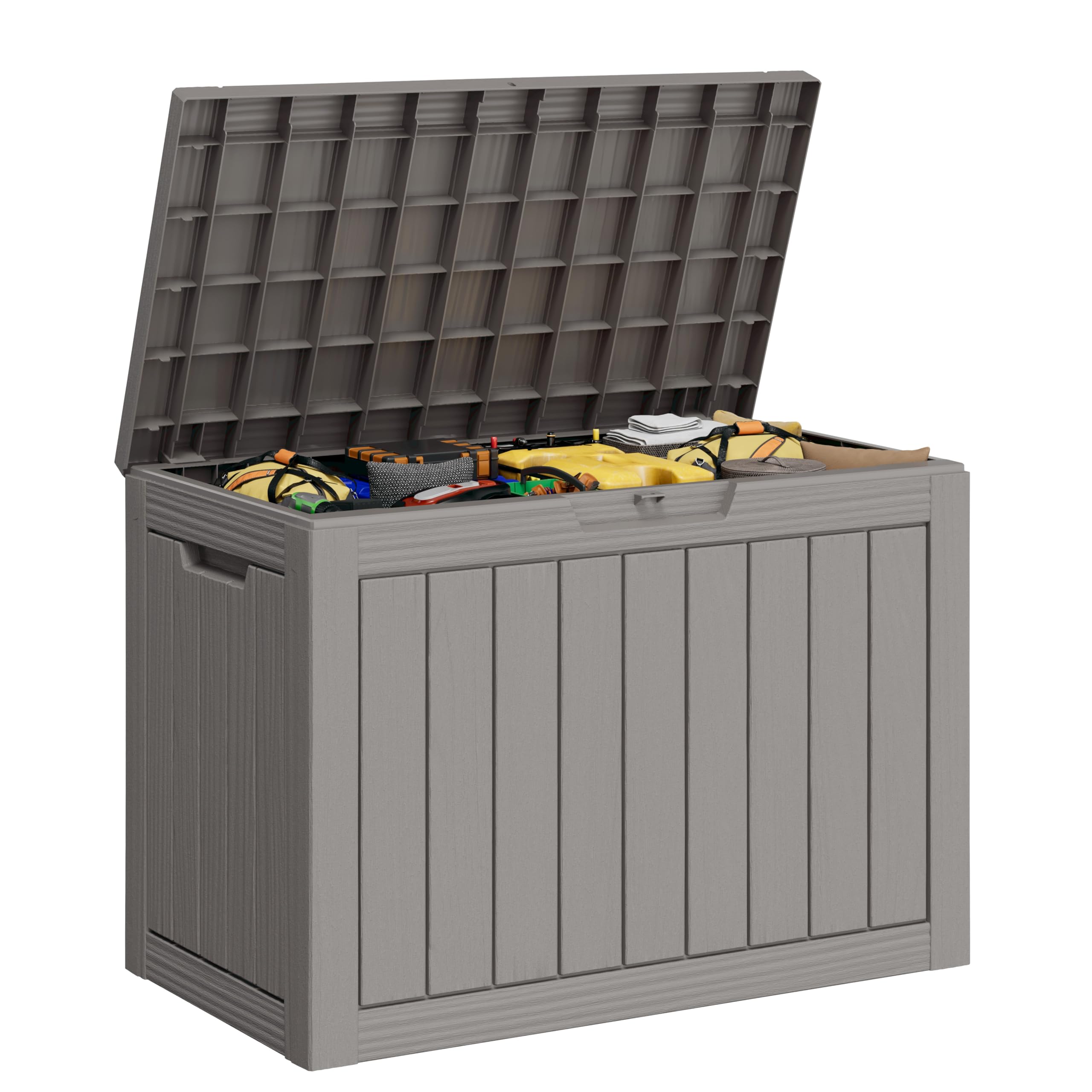 Outdoor Storage Box Waterproof, 50 Gallon Deck Box for Patio Storage