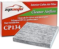EPAuto CP134 Premium Activated Carbon Cabin Air Filter CF10134 for Honda Accord Civic CR-V Acura MDX TLX - Easy Replace