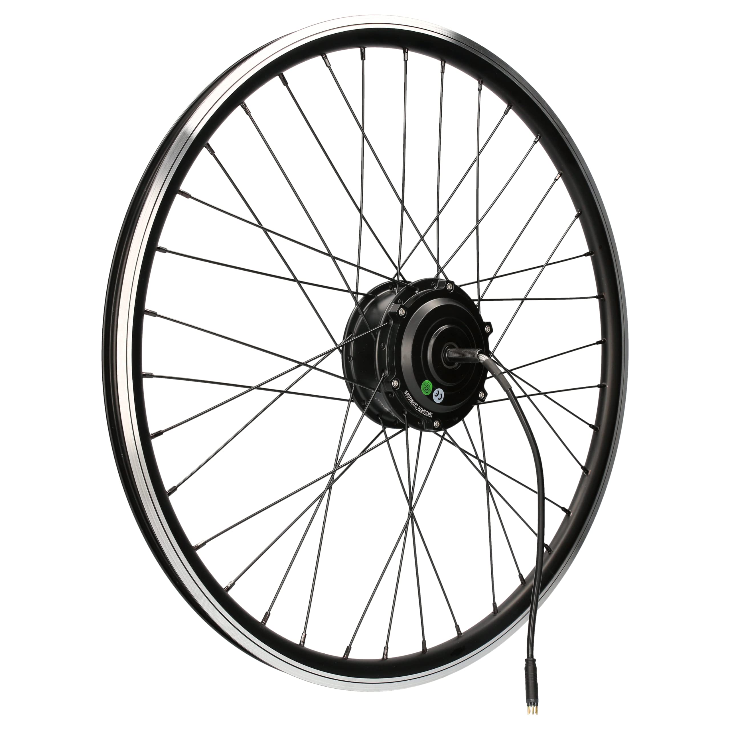 E-Bike Moteur moyeu Roue Avant, rayonné, Noir, 20'' 26'' 28'', 36V/48V 250W, E-Bike, vélo électrique, Pedelec