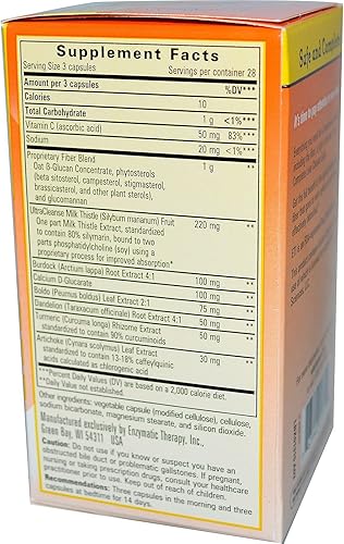 Miniatura 2 de Enzymatic Therapy Complete Liver Cleanse 84 cápsulas vegetales (paquete de 2)