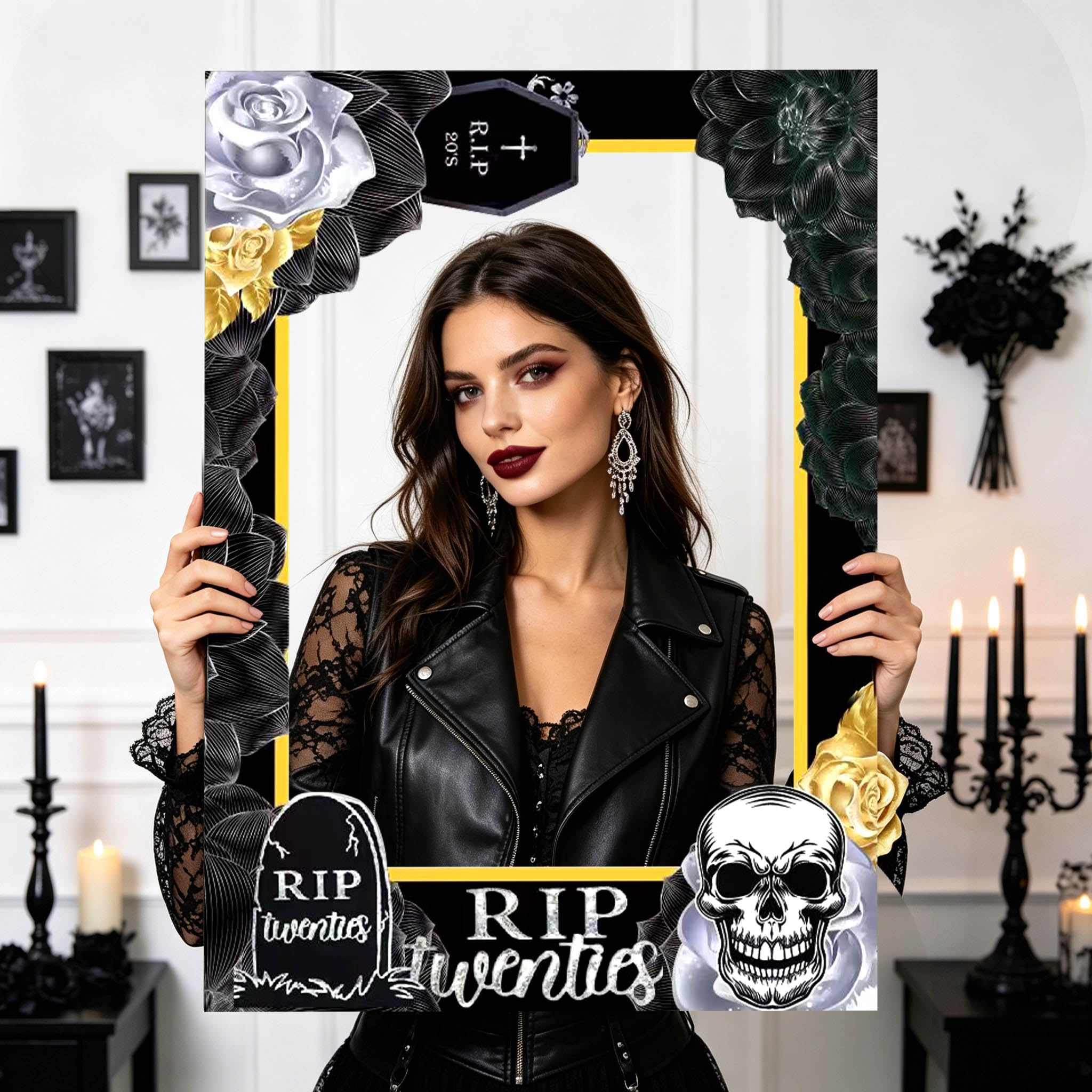 LaVenty Rip to My 20s Party Photo Booth Props