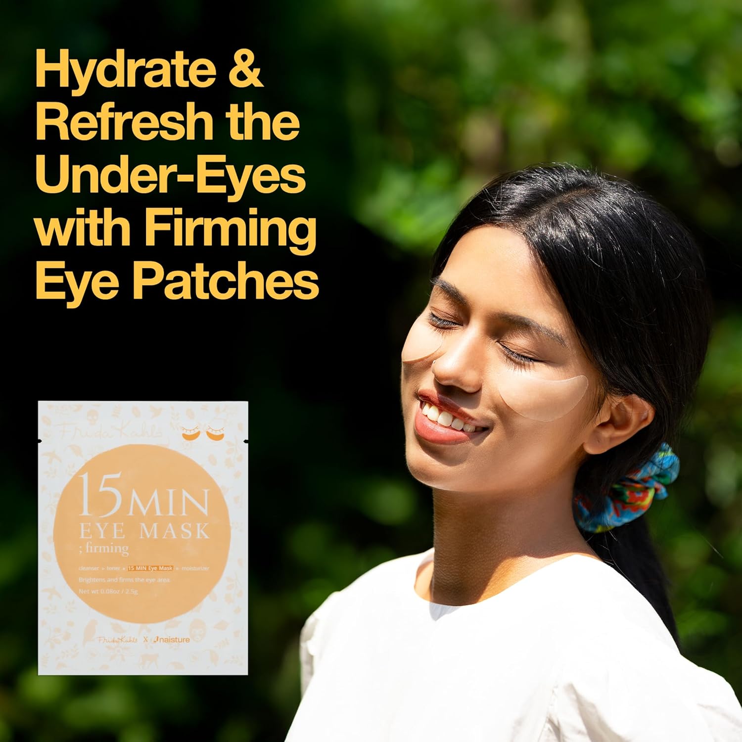 Naisture x Frida Kahlo 15 Min Pamper Me Kit Korean Spa Skincare Gift Set for Women-Head to Toe with Hair, Face, Eye, Hand, Foot Masks, & Bonus Item (8 pcs) - Image 7