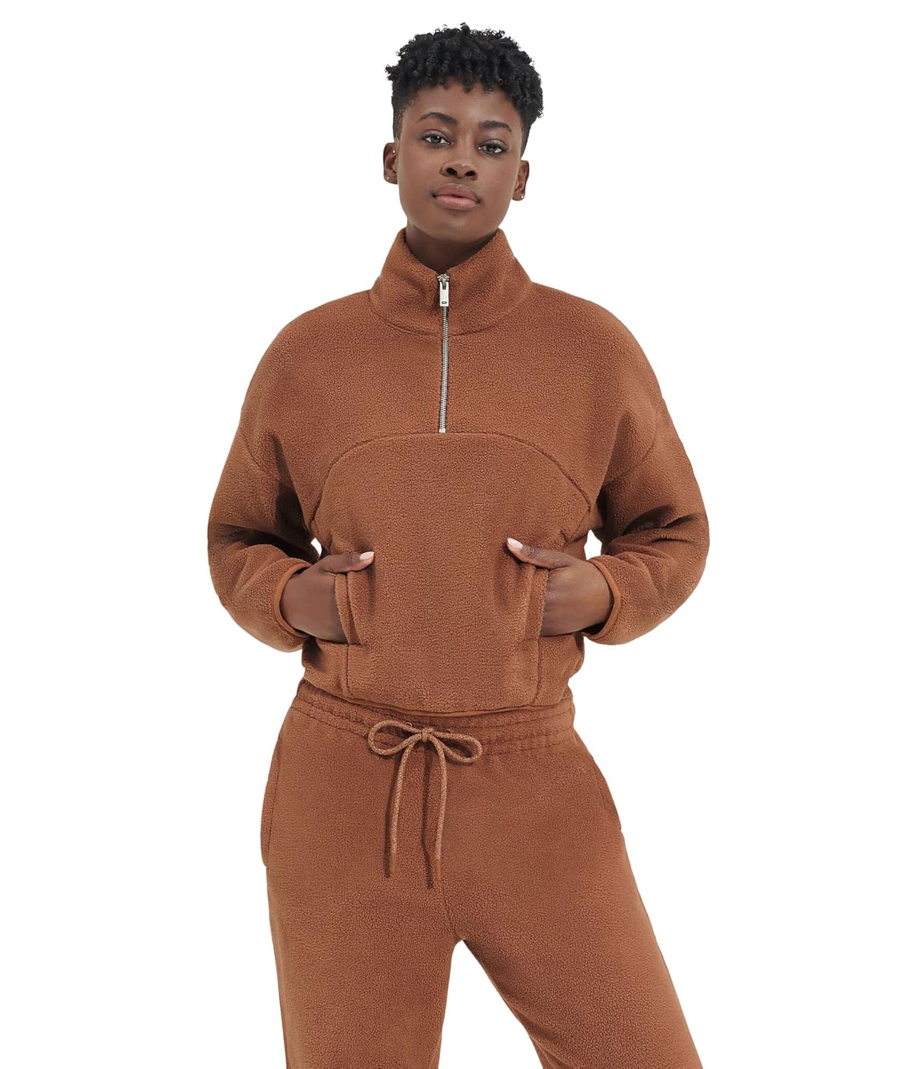 UGG Womens Cassady Micro Uggfluff Halfzip Sweatshirt