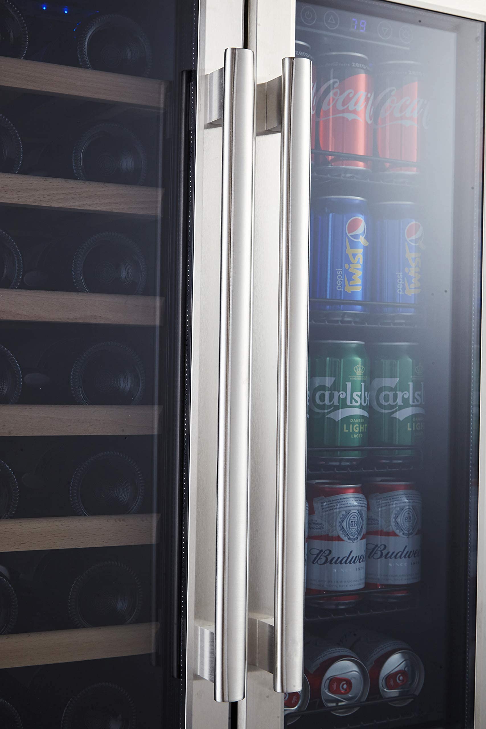 Kalamera Wine and Beverage Refrigerator, Kalamera 24 inch Under Counter