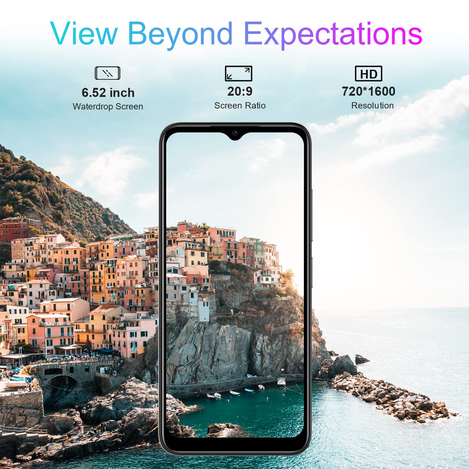 SIMフリー スマホ DOOGEE X98 8GB+16GB 6.52インチ DOOGEE X98 Mobile Phone, Android 12, 6.52 Inch HD+ Screen, 4200