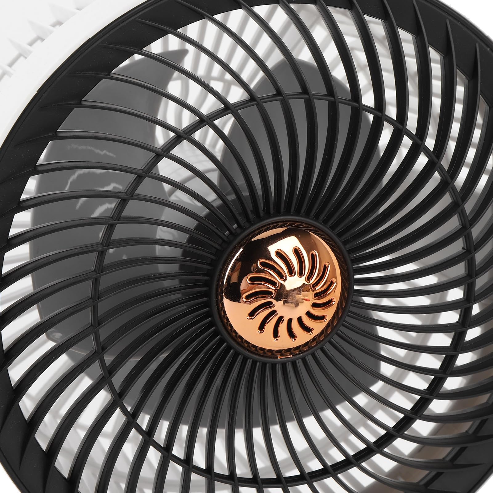 YUYTE Ventilatore da Tavolo USB, velocità Regolabile con Luce Notturna,
