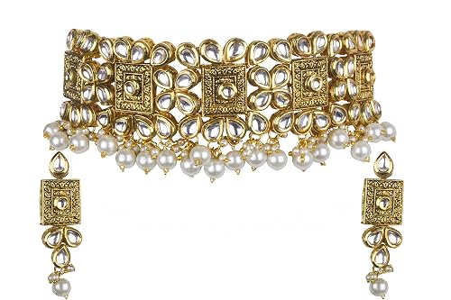Traditional Kundan Moti Choker/Necklace 