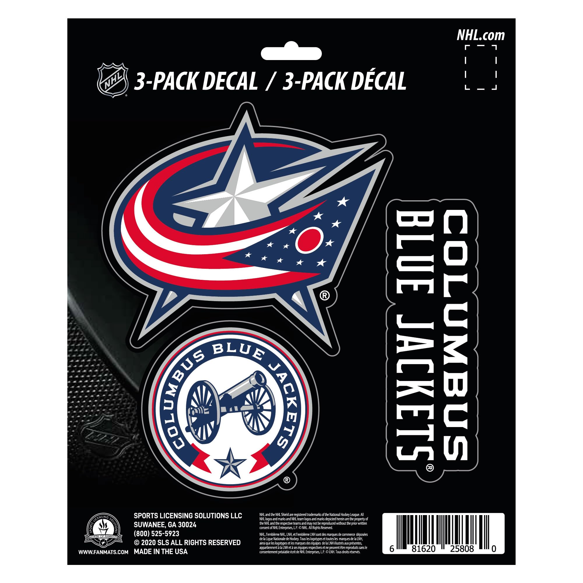 NHL Columbus Blue Jackets Team Decal