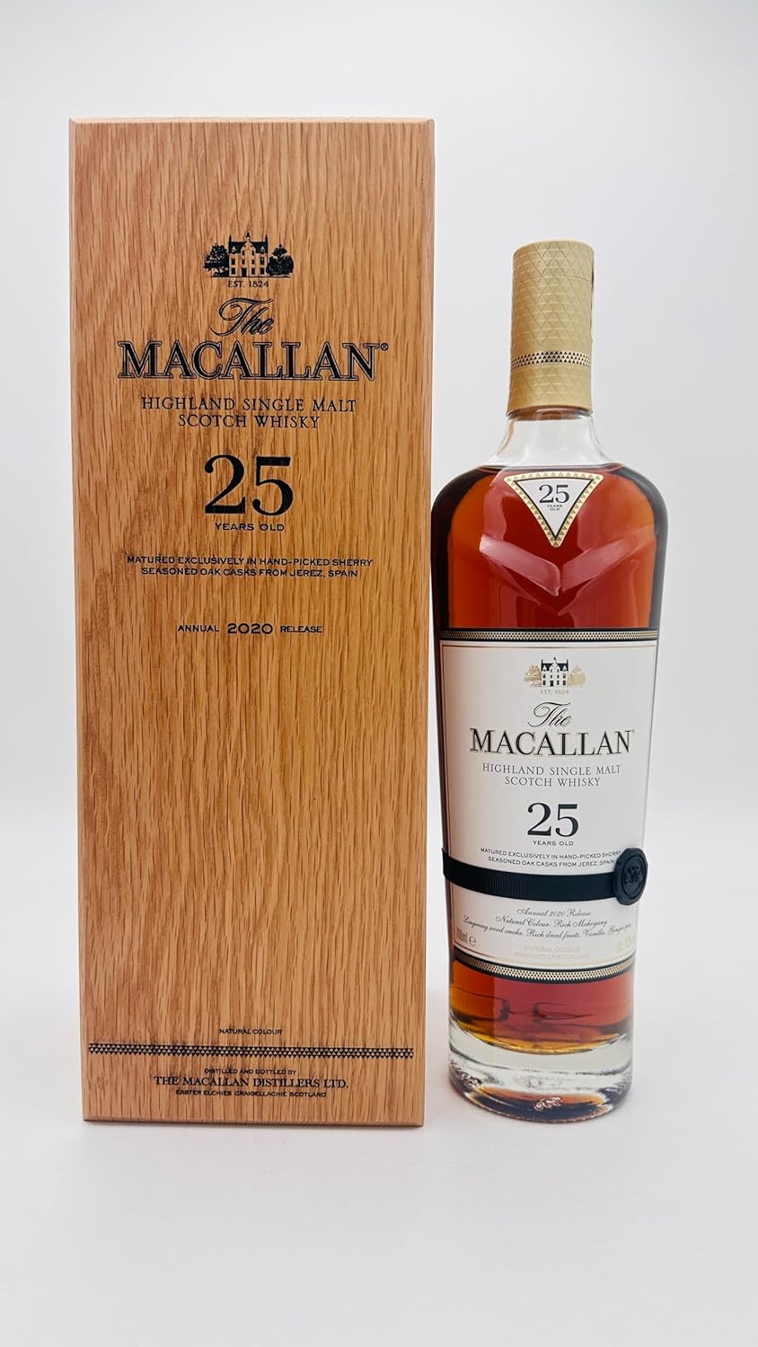 ザ・マッカラン25年43％ 700ml瓶【木箱入輸入品】ウイスキー☆数量限定