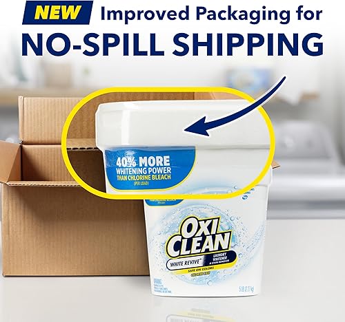 Miniatura 2 de OxiClean White Revive Blanqueador de ropa  Quitamanchas 5 libras