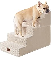 Vista 42 de EHEYCIGA Escaleras para perros pequeños de 16.5" de altura, escalones de 3 peldaños extra anchos para perros para sofá y silla, escalones