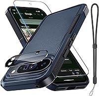 Vista 19 de RMOCR Funda para Google Pixel 8A, Cuerpo Completo Resistente Robusta a Prueba de Golpes Funda Protectora para Teléfono con Correa de Cordón