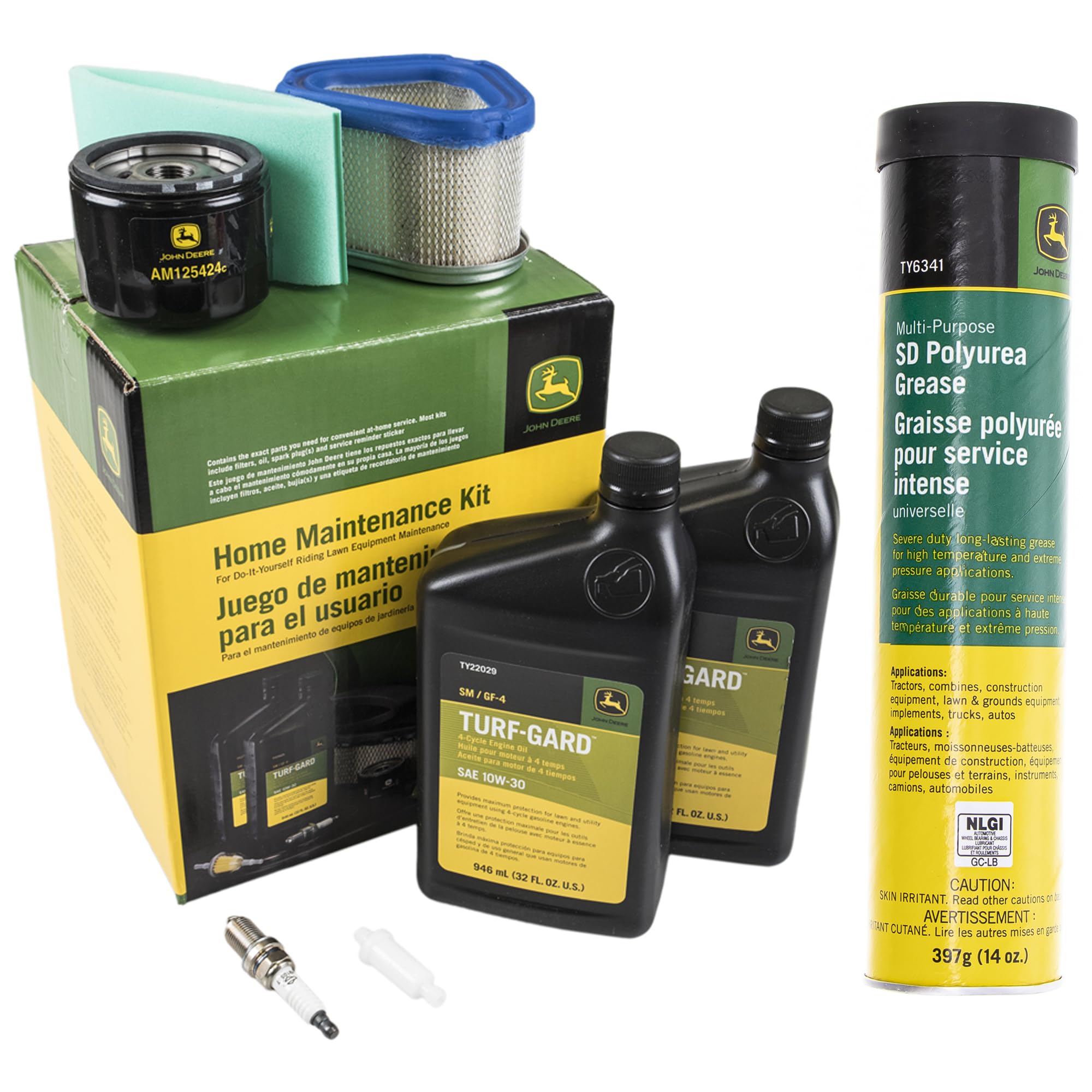 John Deere OEM #LG182 Maintenance Kit & #TY6341 Grease