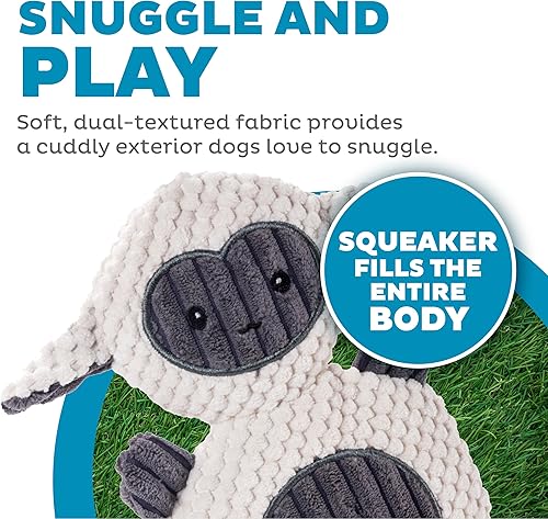 Miniatura 10 de Outward Hound by Charming Pet Cuddle Tugs - Juguete chirriante para perro