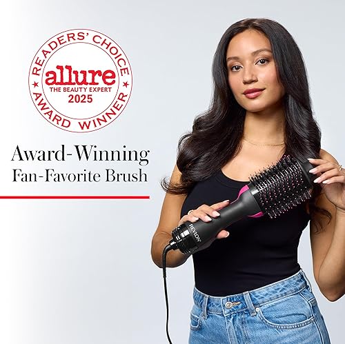 Miniatura 14 de REVLON One-Step Plus 2.0 - Secadora, voluminizador de cabello y cepillo de aire caliente, secado y peinado (color negro) Negro -,2-Negro -,negro