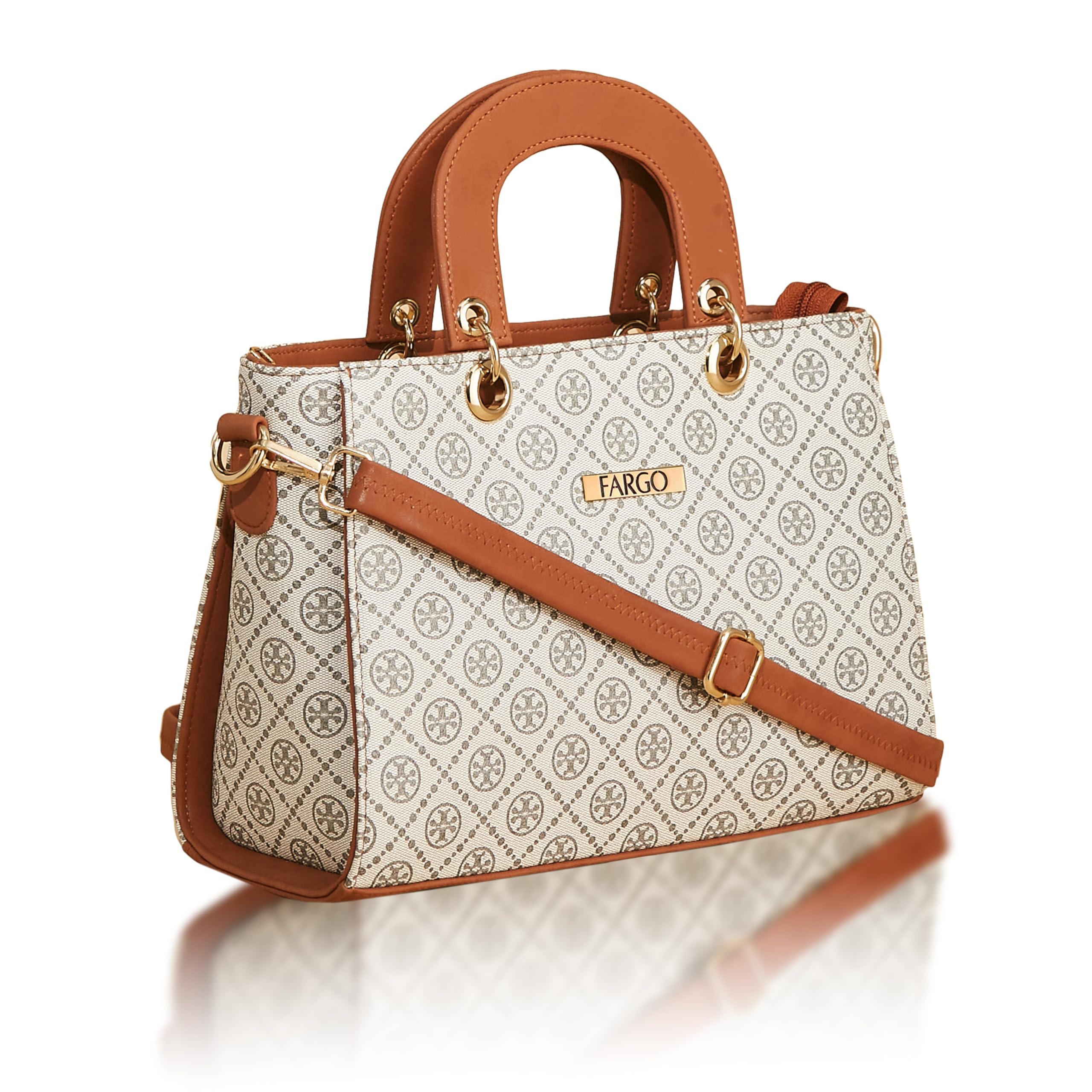 fargo Canvas Leather Handbag-picture-33