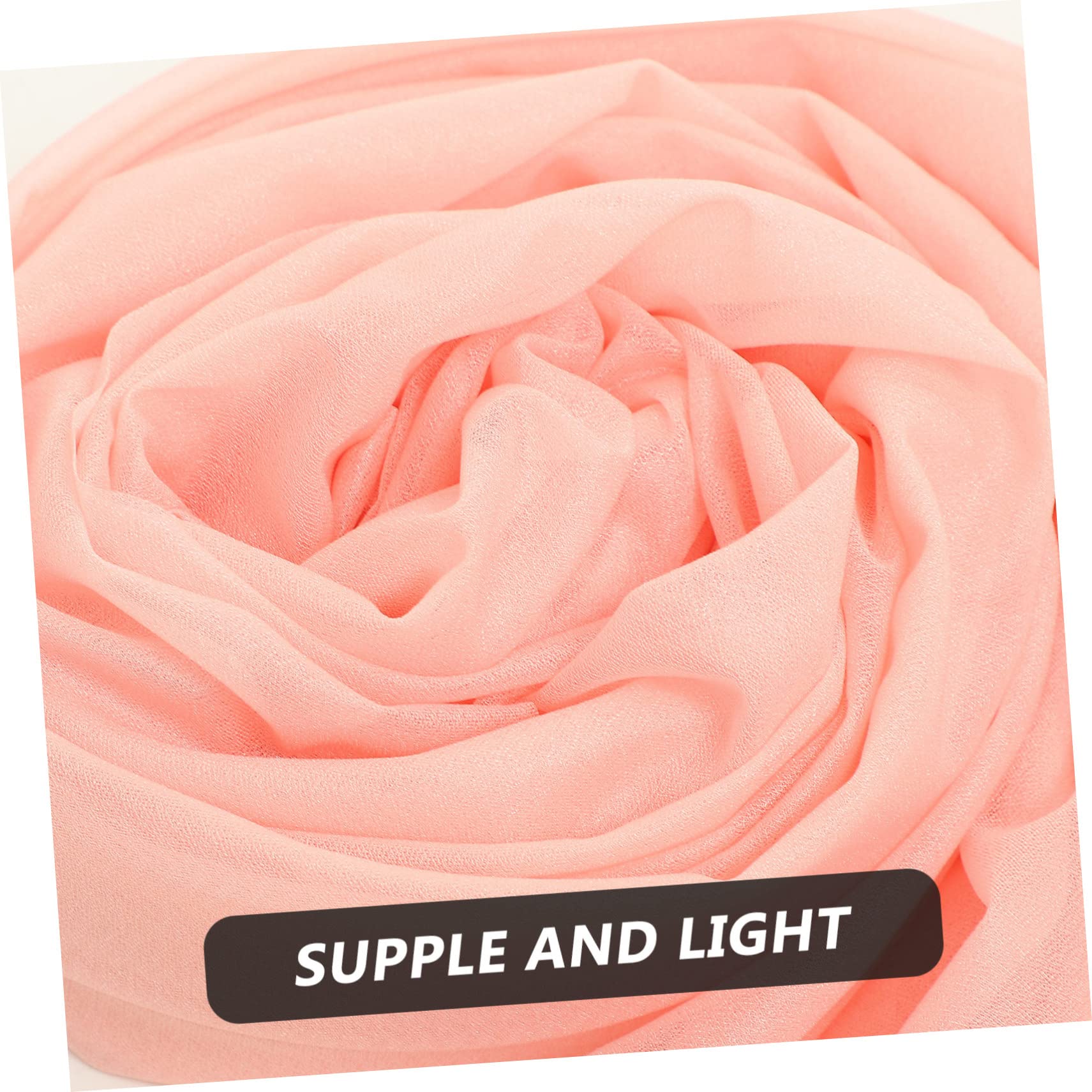 VICASKY 4 Stück Hochzeitsbogen Deko Halbtransparente Voile Drapierung Leicht Elegant für Feier Zeremonie Hintergrund und Decke Rosa Tüll Stoff