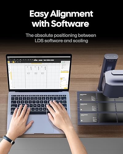 Miniatura 6 de LaserPecker Extensión de diapositiva LP4, amplía el área de grabado láser a 11.811 * 6.299 in, perfecta para proceso por lotes