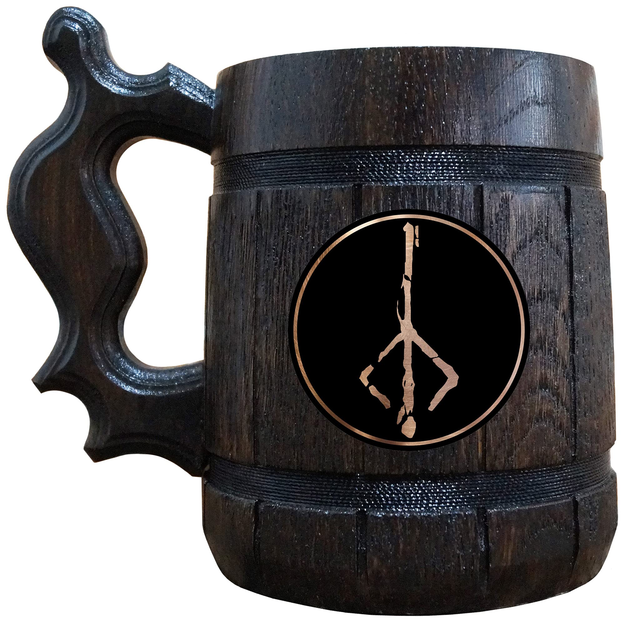 Bloodborne Tankard, Hunter's Mark Personalized Beer Mug, Video Game Engraved Beer Stein, Father's Da