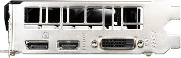 MSI GeForce GTX 1650 D6 AERO ITX OCV1 ekran kartı 4GB GDDR5 128 bit 7680 x 4320 piksel PCI Express x 16 3.0