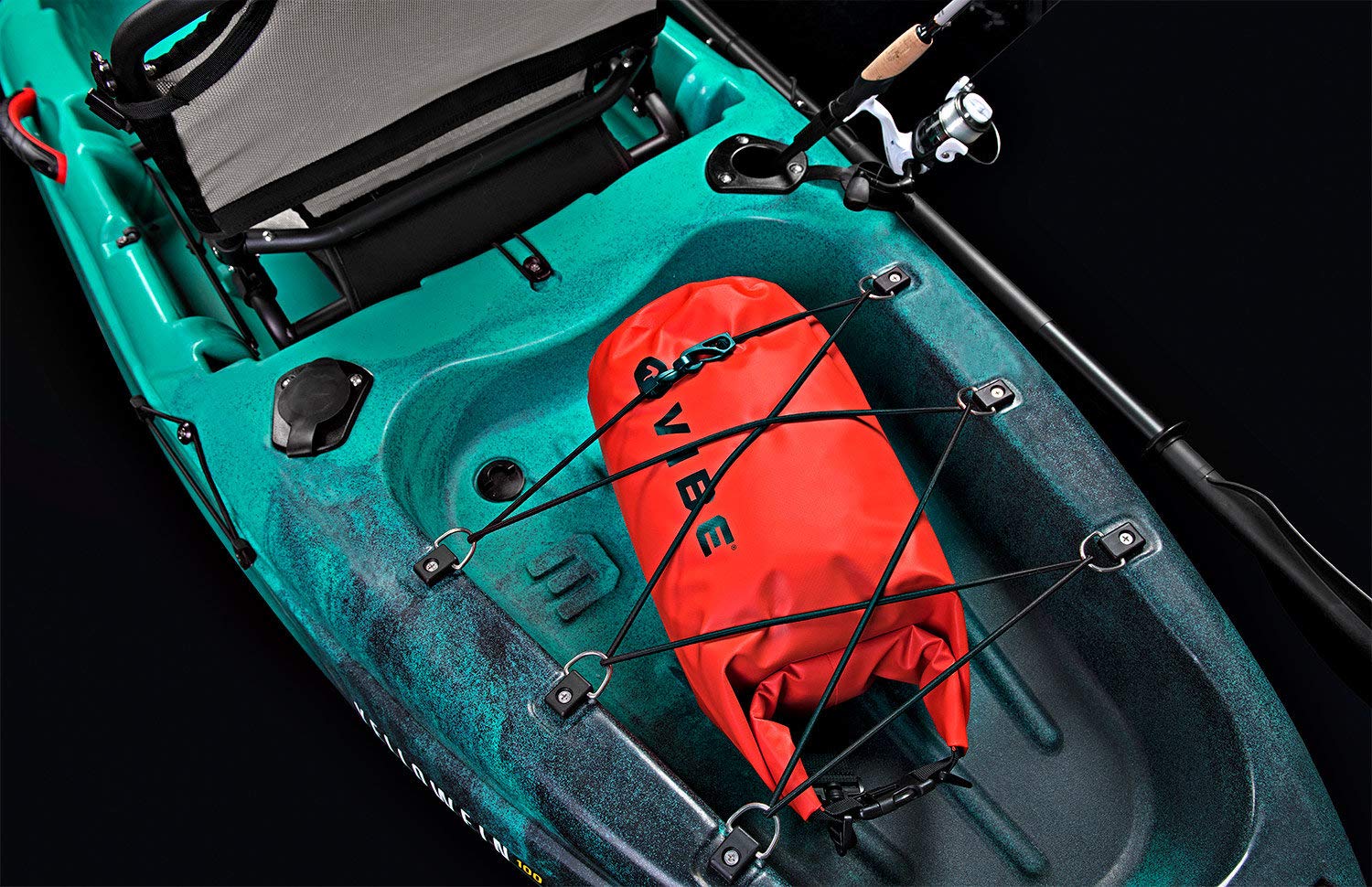 Vibe Kayaks Yellowfin 100 10 Foot Angler Sit On Top Fishing Kayak