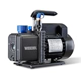3.5CFM Vacuum Pump for HVAC, 1/4HP 110V Single Stage Air Conditioning Vacuum Pump for R12 R22 R134a R410a R502 System with Oil