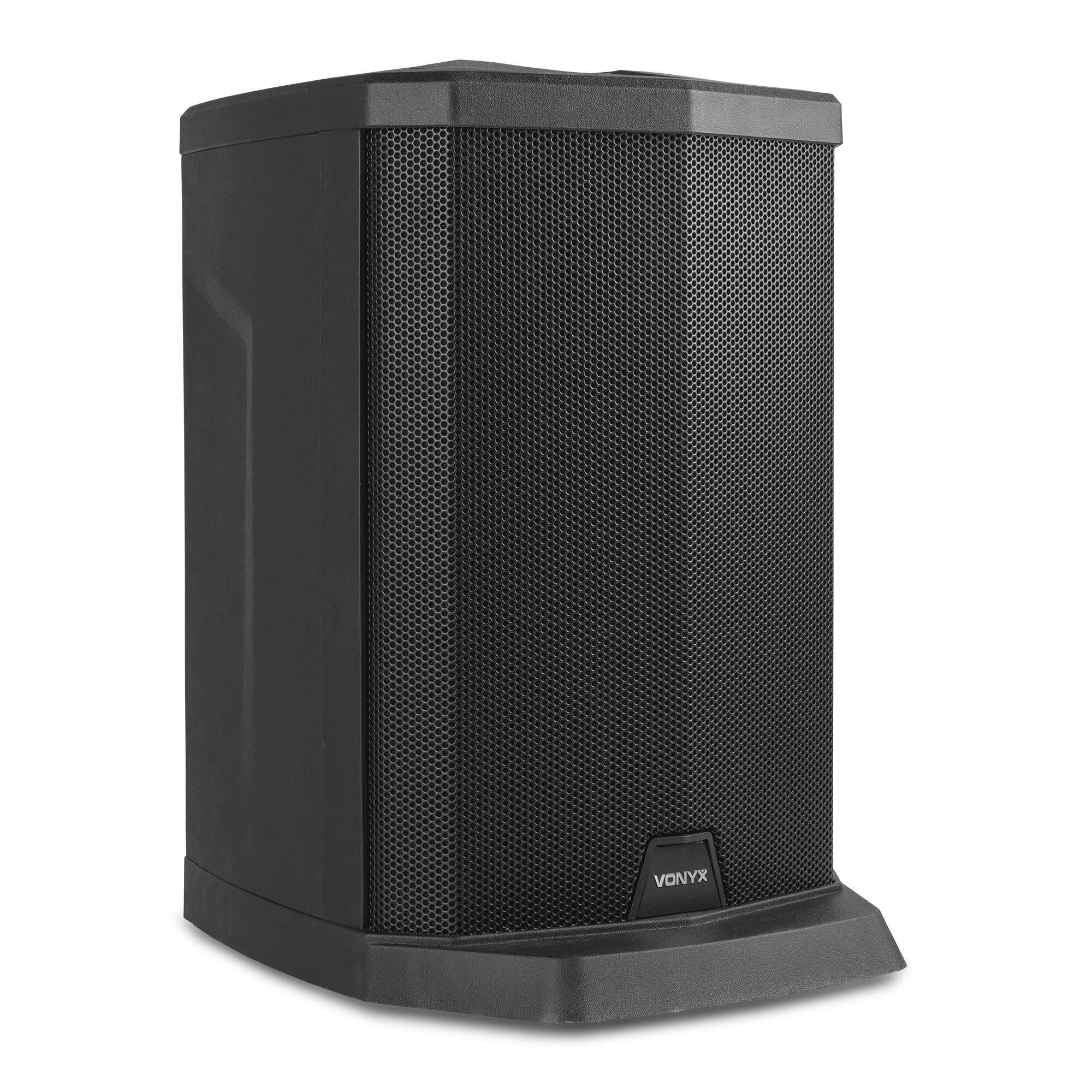VONYX VX808 Enceinte Colonne Active 320W BT avec Contrôle Audio Intégré, Sono Portable DJ Animation Soirée Événement