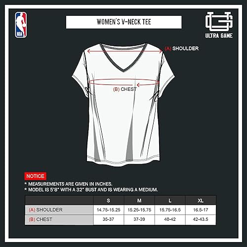 Miniatura 9 de Ultra Game NBA - Camiseta relajada de manga corta para mujer