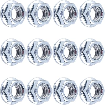 12 Pack Bar Nuts Kit for Husqvarna 362 365 371 372 357 359 350