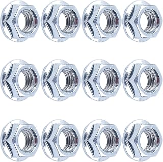 Atunee Pack of 12 Bar Nuts Kit Fit for Echo CS-400 Compatible with Husqvarna 55 455 460 Rancher Chainsaw Flange Screw