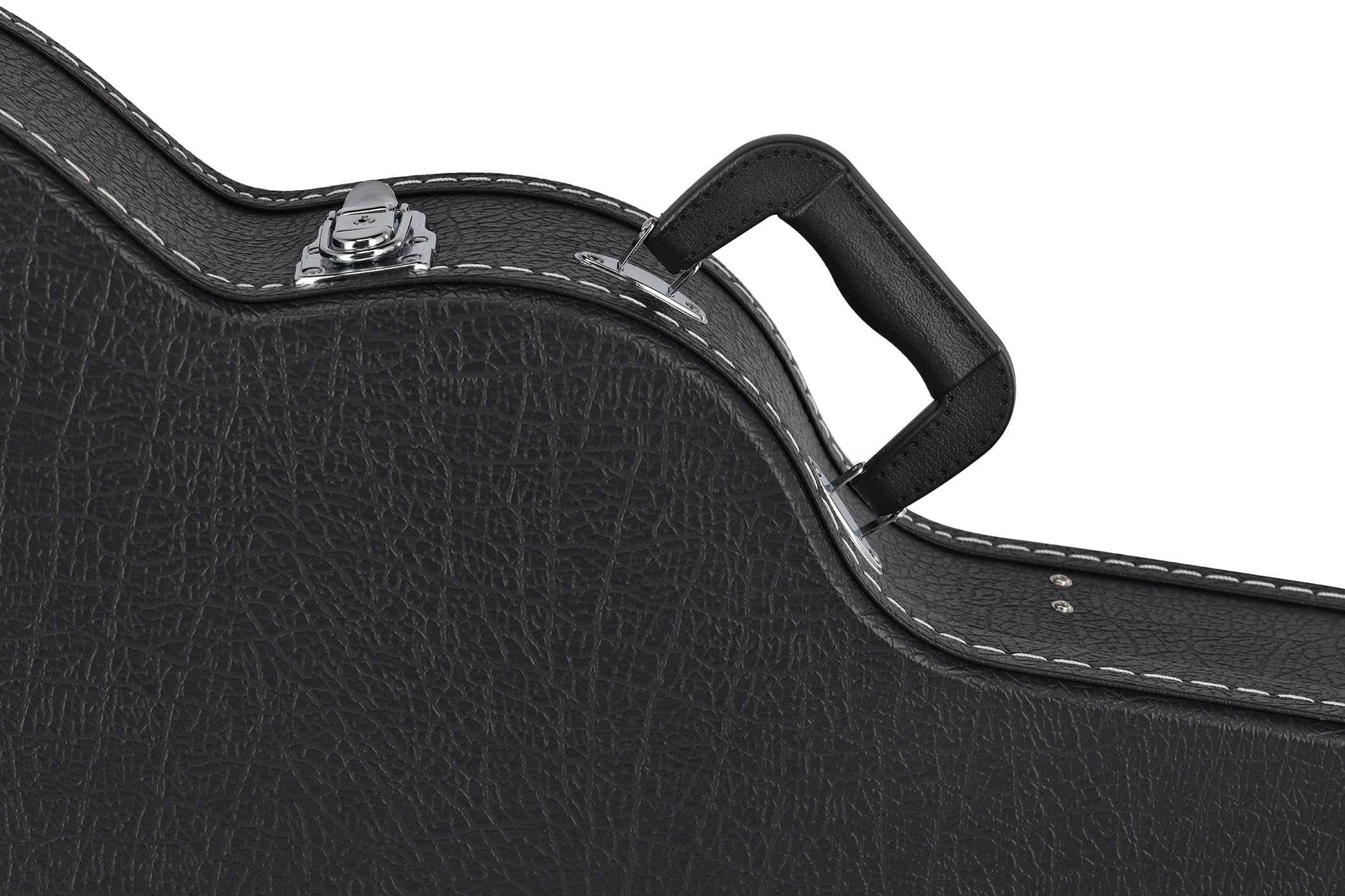 GEWA custodia in legno con rivestimento in plastica nera, custodia per chitarra classica