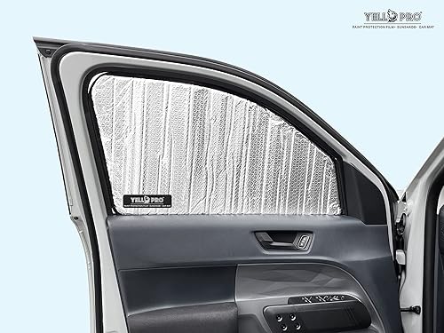 Miniatura 3 de YelloPro - Parasol para asiento delantero para ventana lateral (juego de 2) ajuste personalizado para Ford Maverick Pickup Truck 2022, 2023, 2024,