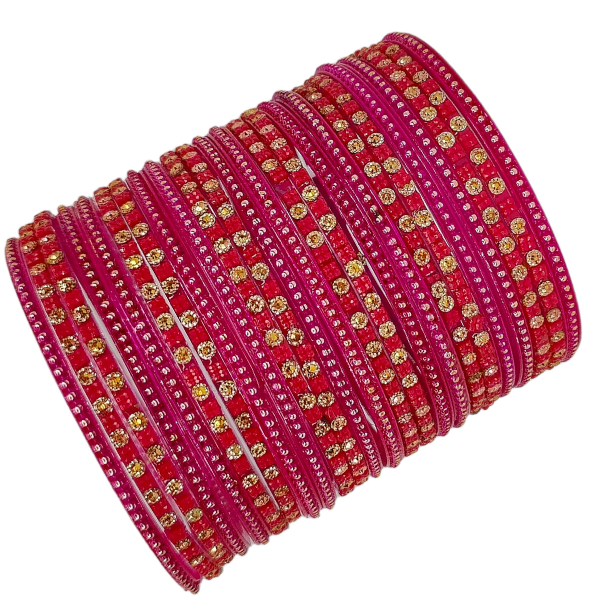 See full amazon price history chart for Lyychee Rani Pink Glass Bangles,figur Bangle or Chudi Studded Kundan for Women and Girls. Size (2.6) Lyychee Rani Pink Glass Bangles,figur Bangle or Chudi Studded Kundan for Women and Girls. Size (2.6) (B0CC9RKF6C) Amazon Price History, Amazon Price Tracker