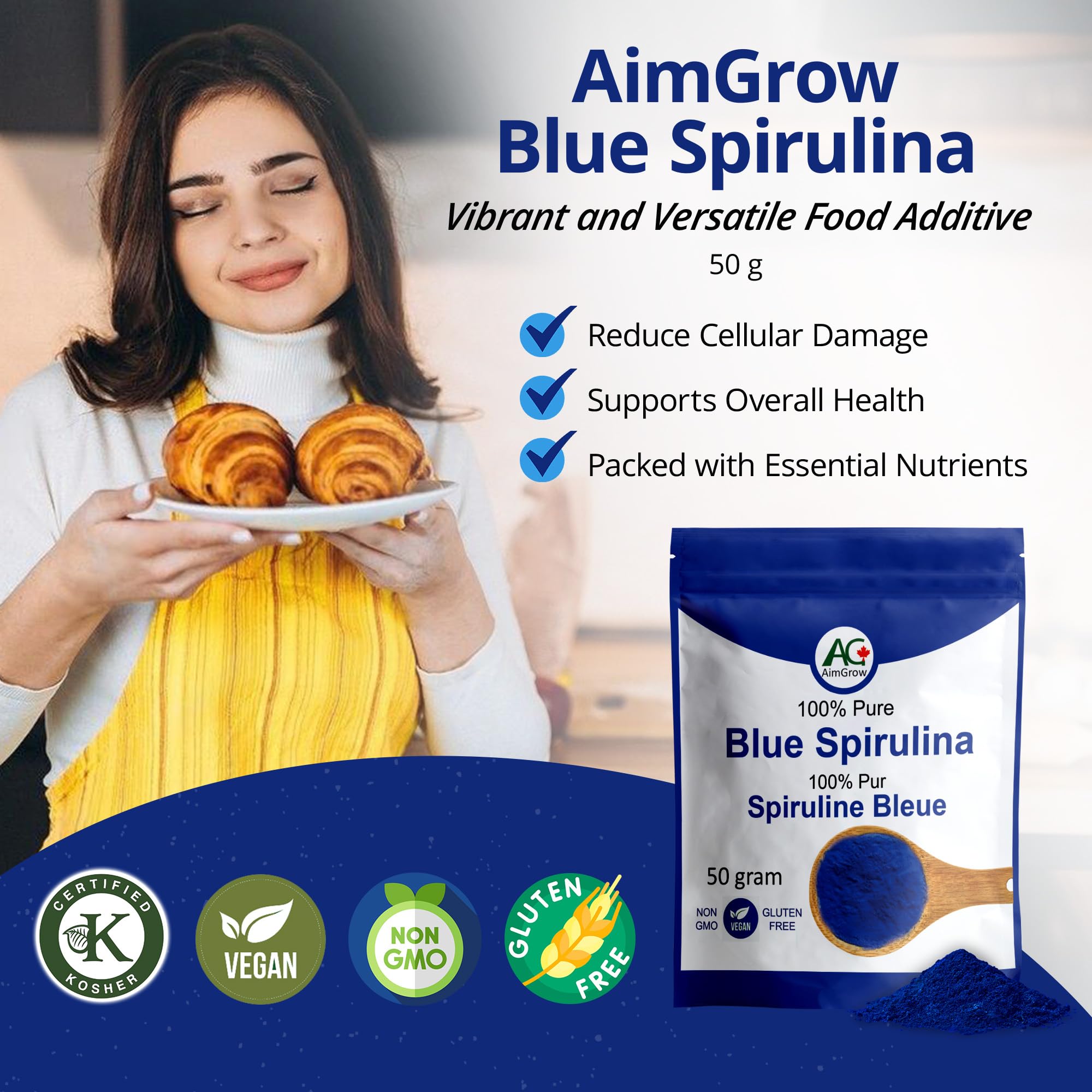 Niebieska Spirulina
