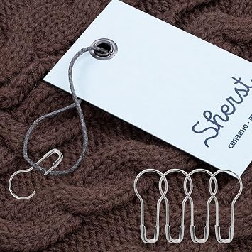 1000 Pack Metal Safety Pins, Gourd Pin Clothing Tag Pins Bead Needle Pin Bulb Pin Calabash Pin for DIY Craft and Home Accessories 23mm/0.9 Inch Length(Silver)