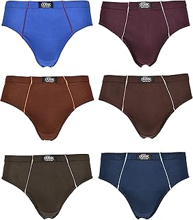 essa Men's Cotton Briefs Pack of 6 - Breathable and Comfortable | Fun Colors & Budget-Friendly | Classic & Cool Style | Value Pack | 10x The Comfort, 10x The Style-picture-45