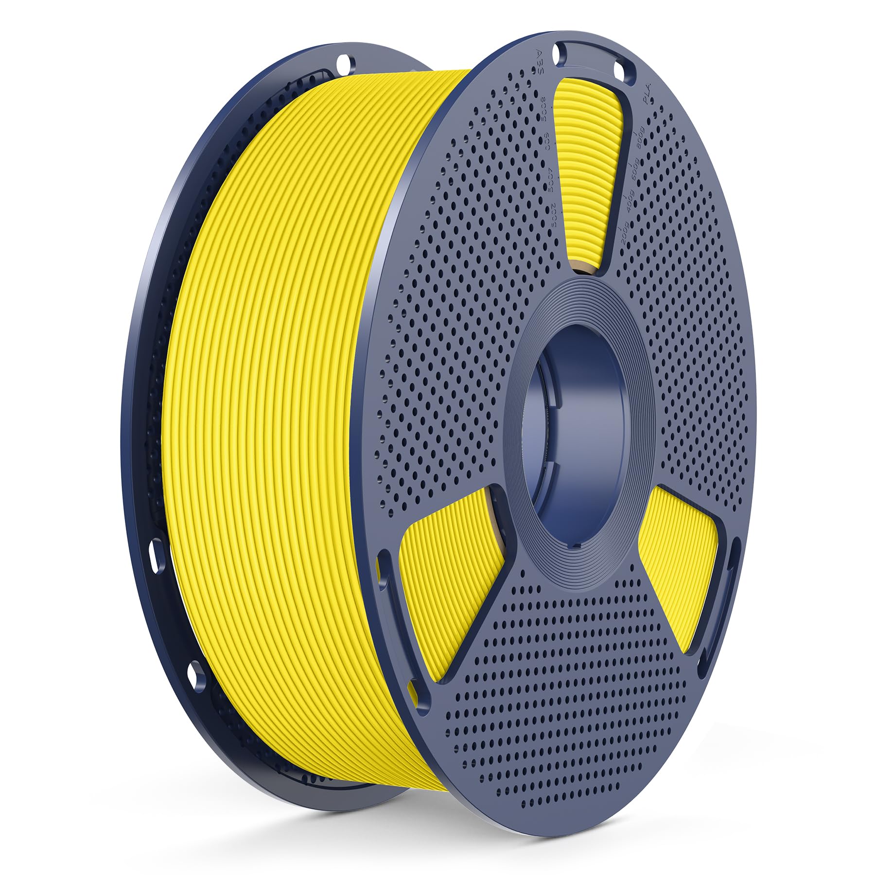 SUNLU Rapid PETG 3D Filament 1.75 mm 1KG, PETG Filament Gelb | Matter Effekt, Hohe Geschwindigkeit 30-600mm/s PETG, Maßgenauigkeit±0.02mm, 1KG Spule, Passend für die Meisten FDM 3D Drucker