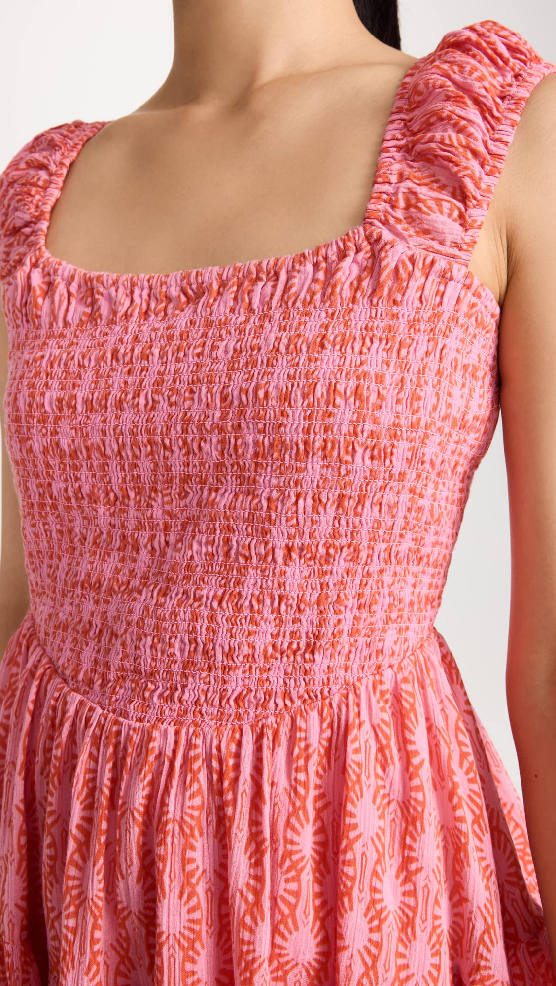 cheap yellow mini dress Smocked Gingham Yellow Mini Dress | Trendy Women's Dress