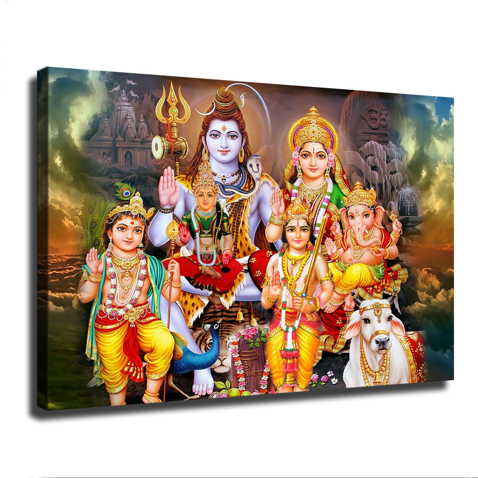 Hindu Gods Shiva And Parvati