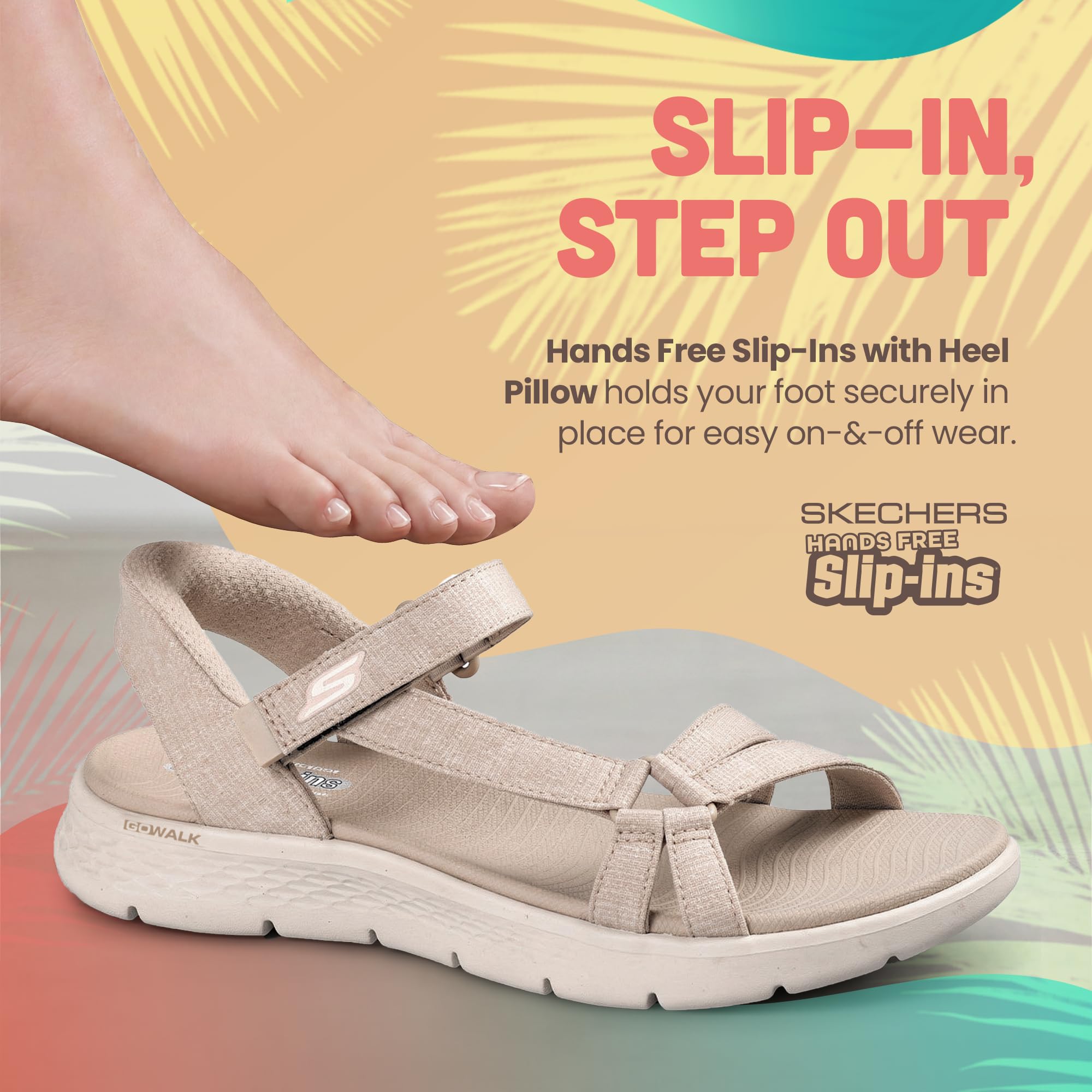 Skechers Kobiety Go Walk Flex Sandal IlluminateSandał