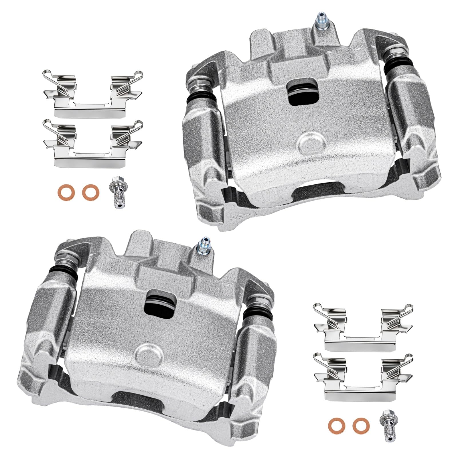 cciyu Front Left &amp; Right Disc Brake Calipers w/Bracket 19B7102 19B7103
